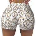 thumbnail image 1 of Yiaed Retro Bunny Print Women's Athletic Shorts Running Shorts Sporty Short High Waisted Elastic Workout Shorts for Yoga Gym Running & Sports -Medium, 1 of 8