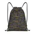 thumbnail image 1 of Yiaed Retro Excavator Print Drawstring Bags Drawstring Backpack Bulk String Back Pack Gym Sport Bag-Small, 1 of 5