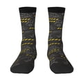 thumbnail image 1 of Yiaed Retro Excavator Print Great elasticity Crew Socks Sports socks for Men and Women, 1 of 5