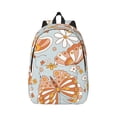 thumbnail image 1 of Yiaed Retro Floral Butterfly Print Backpack, Premium Laptop Backpack, Travel Backpack for Women, Lightweight Backpacks, Comfortable Back Pack-Small, 1 of 7