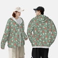 thumbnail image 1 of Yiaed Retro Hippie Groovy Mushroom Print Sun Shirts UPF 50+ Protection Hoodie Rash Guard Shirt UV Shirt Long Sleeve Fishing Outdoor Lightweightase-3X-Large, 1 of 5