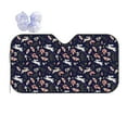 thumbnail image 1 of Yiaed Retro Rabbit Flower Print Car Windshield Sunshade Front Auto Car Front Window Sun Shade Foldable Sun Visor Shield Cover Auto Accessories for Sedan SUV Truck-Small, 1 of 5