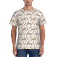 thumbnail image 1 of Yiaed Retro Rabbit Print Mens Short Sleeve Tight Fit T-Shirt, Crewneck Casual Tee-3X-Large, 1 of 5