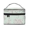 thumbnail image 1 of Yiaed Retro Snake Print Makeup Bag Travel Cosmetic Bags for Women Girls Zipper Pouch Makeup Organizer, 1 of 4