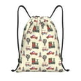 thumbnail image 1 of Yiaed Retro Steampunk Vehicle1 Print Drawstring Bags Drawstring Backpack Bulk String Back Pack Gym Sport Bag-Medium, 1 of 5