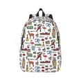 thumbnail image 1 of Yiaed Retro Style Print Backpack, Premium Laptop Backpack, Travel Backpack for Women, Lightweight Backpacks, Comfortable Back Pack-Medium, 1 of 7