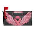 thumbnail image 1 of Yiaed Ribbon With Angel Wings Print Mailbox Covers, Magnetic Mailbox Cover, Mail Box Covers for Garden Outdoor Decor Box Covers-21x18 in, 1 of 8