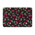 thumbnail image 1 of Yiaed Ripe Red Cherry Print Flannel Doormat Mat Outdoor Indoor Door Mats,Welcome Matt Outdoor Front Door Mat Doormat Outdoor Mat Outdoor Mat,16"x24", 1 of 7