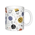thumbnail image 1 of Yiaed Rocket Planets Print Ceramics Coffee,Large Handle Design,Extra Large Tea and Coffee Cup for Office and Home Mugs, 1 of 6