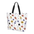 thumbnail image 1 of Yiaed Rocket Planets Print Handbag for Women Tote Purse Shoulder Bag Large Fashion Hobo Purse Handbag Shopping Tote, 1 of 5