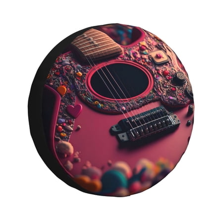 Yiaed Romantic Heart Guitar 标题-14 inch