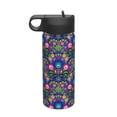 thumbnail image 1 of Yiaed Roosters 1 Print Water Bottle with Straw Lid, Stainless Steel Double Wall Insulated Water Bottle | Leak-Proof and Spill-Proof Water Bottle, 1 of 8