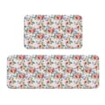thumbnail image 1 of Yiaed Rose Flowers Kitchen Rugs Sets of 2 Kitchen Mats Cushioned Anti Fatigue Kitchen Rug Tapetes Para Cocina for Sink,Laundry Room, 1 of 6
