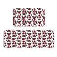 thumbnail image 1 of Yiaed Rose Flowers Kitchen Rugs Sets of 2 Kitchen Mats Cushioned Anti Fatigue Kitchen Rug Tapetes Para Cocina for Sink,Laundry Room, 1 of 6