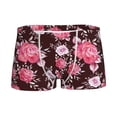 thumbnail image 1 of Yiaed Rose Flowers Print Boys' Boxer Briefs Cotton Casual Stretch Comfort Boys Boxers - Kids Boxer Briefs Underwear for Boys (6-18)-Small, 1 of 5