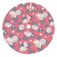thumbnail image 1 of Yiaed Rose Flowers Print Christmas Tree Skirt , Tree SkirtsTree Mat for Christmas Winter Holiday Indoor Decorations-36", 1 of 7