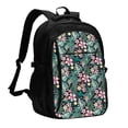 thumbnail image 1 of Yiaed Rose Flowers Print Laptop Backpack,Business Travel Durable Laptops Backpack with USB Charging Port,Water Resistant College Computer Bag, 1 of 5