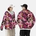 thumbnail image 1 of Yiaed Rose Flowers Print Sun Shirts UPF 50+ Protection Hoodie Rash Guard Shirt UV Shirt Long Sleeve Fishing Outdoor Lightweightase-X-Large, 1 of 5