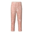 thumbnail image 1 of Yiaed Rose Gold Glitter Print Teenagers' Lounge Pants, Loose PJ Bottoms, Long Pajama Pants for Men-Medium, 1 of 6