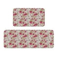 thumbnail image 1 of Yiaed Rose Mix Leopard 4 Kitchen Rugs Sets of 2 Kitchen Mats Cushioned Anti Fatigue Kitchen Rug Tapetes Para Cocina for Sink,Laundry Room, 1 of 6