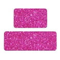 thumbnail image 1 of Yiaed Rose Red Glitter Kitchen Rugs Sets of 2 Kitchen Mats Cushioned Anti Fatigue Kitchen Rug Tapetes Para Cocina for Sink,Laundry Room, 1 of 6