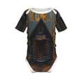 thumbnail image 1 of Yiaed Rustic Cabin Autumn Forest Print Infant Climbing Short Sleeve Onesie One-Piece Baby Bodysuit Clothes 0-12 Months -, 1 of 6