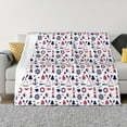 thumbnail image 1 of Yiaed Sailing Marine Travel Print Blanket Throw Blanket Soft Cozy Flannel Blanket for Home Bed Sofa Couch Chair-40"x30", 1 of 6
