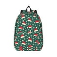 thumbnail image 1 of Yiaed Santa Hat Joy Green Festive Print Backpack, Premium Laptop Backpack, Travel Backpack for Women, Lightweight Backpacks, Comfortable Back Pack-Medium, 1 of 7