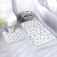 thumbnail image 1 of Yiaed Scarf Bear Print Bathroom Mat Set 2 Pieces Mat Anti-Skid Pad Ultra Soft and Absorbent Bathroom Bath Mat Contour Bath Rugs for Toilet Base, 1 of 6