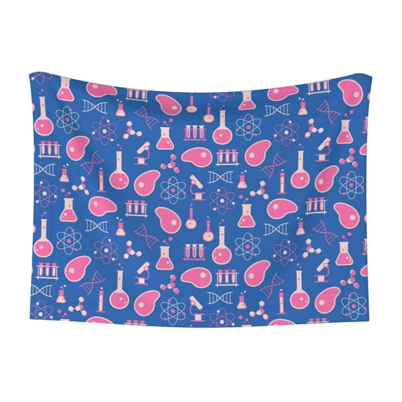 Yiaed Science Experiment Print Dog Blankets-Cat Blanket Washable for Couch Protection,Puppy Blanket, Soft Plush Reversible Throw Furniture Protector-Small