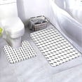 thumbnail image 1 of Yiaed SeTurtle27 Print Bathroom Mat Set 2 Pieces Mat Anti-Skid Pad Ultra Soft and Absorbent Bathroom Bath Mat Contour Bath Rugs for Toilet Base, 1 of 6