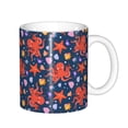 thumbnail image 1 of Yiaed Sea Animals Print Ceramics Coffee,Large Handle Design,Extra Large Tea and Coffee Cup for Office and Home Mugs, 1 of 6