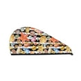 thumbnail image 1 of Yiaed Sea Shell Print Hair Cap with Button,Coral Fleece Hair Towel Wrap for Women Wet Hair,Quick Dry Turban for Wet Hair Long Thick Hair, 1 of 5