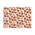 thumbnail image 1 of Yiaed Sea Shells Print Highly Absorbent Microfiber Kitchen Counter Mat, Dish Drying Pad for Dishes, Utensils, Pots and Pans, Large 18" x 24", 1 of 7