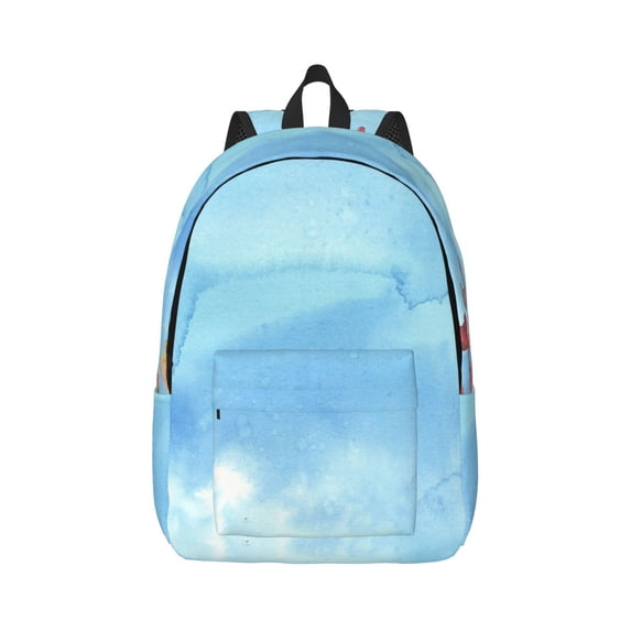 Yiaed Sea and Fish Print Backpack, Premium Laptop Backpack, Travel Backpack for Women, Lightweight Backpacks, Comfortable Back Pack-Small