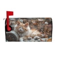 thumbnail image 1 of Yiaed Serene Kitten Kingdom Print Mailbox Covers, Magnetic Mailbox Cover, Mail Box Covers for Garden Outdoor Decor Box Covers-25.5x21 in, 1 of 8