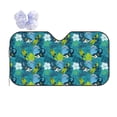 thumbnail image 1 of Yiaed Shark And Leaves Print Car Windshield Sunshade Front Auto Car Front Window Sun Shade Foldable Sun Visor Shield Cover Auto Accessories for Sedan SUV Truck-Medium, 1 of 5