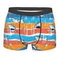 thumbnail image 1 of Yiaed Shark On Line Print Men's Soft Cotton Boxer Shorts Breathable Boxers Underwear Moisture-Wicking Underwear Stretch Boxer Briefs for Man-XX-Large, 1 of 5