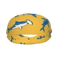 thumbnail image 1 of Yiaed Shark Print Print Sports Headbands,Moisture Wicking Workout Headband, Sweatband Headbands for Running,Cycling for Women and Men, 1 of 8