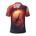 thumbnail image 1 of Yiaed Shark Underwater VortexPrint Men's Short Sleeve Polo Shirt,Golf Polo for Men Three-Button Golf Shirt Athletic Casual Collared T-Shirt- XX-Large, 1 of 7