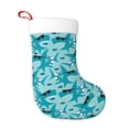 thumbnail image 1 of Yiaed Shark Wearing Sunglasses Print Christmas Stockings, Christmas Stockings Hanging Ornaments, Christmas Stockings for Family Christmas Holiday Decorations, 1 of 7