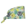 thumbnail image 1 of Yiaed Shell Clam Print Turban Hat for Women Men Comfortable Adjustable Cleaning Working Cap with Sweatband, 1 of 4