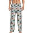 thumbnail image 1 of Yiaed Skiing penguin Print Men's Lounge Pants, Loose PJ Bottoms, Long Pajama Pants for Men-Large, 1 of 6