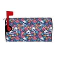 thumbnail image 1 of Yiaed Skull Daisy Print Mailbox Covers, Magnetic Mailbox Cover, Mail Box Covers for Garden Outdoor Decor Box Covers-25.5x21 in, 1 of 8