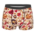 thumbnail image 1 of Yiaed Skull Retro record lips Print Men's Soft Cotton Boxer Shorts Breathable Boxers Underwear Moisture-Wicking Underwear Stretch Boxer Briefs for Man-Large, 1 of 5