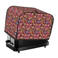 thumbnail image 1 of Yiaed Skull blue daisy flower Print Two Slice Bread Machine Cover, Universal Size Kitchen Appliance Cover for Bread Machine,Bread Machine Cover, 1 of 7