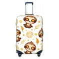 thumbnail image 1 of Yiaed Sloth Yoga Print Travel Luggage Cover Suitcase Protector Fits 18-32 Inch Luggage Wheel Covers Patterned Elastic Luggage Anti-scratch（No luggage）-Large, 1 of 5