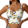 thumbnail image 1 of Yiaed Snake And Moon Print Ladies Waistcoat Women Sports Vest Vest Sports Women Sports Top Yoga Vest for women-Small, 1 of 8