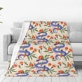 thumbnail image 1 of Yiaed Snake Pattern Fleece Throw Blanket,Fleece Throw Blankets for Couch & Bed All Season Use -80"x60", 1 of 4