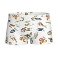 thumbnail image 1 of Yiaed Snake Print Boys' Boxer Briefs Cotton Casual Stretch Comfort Boys Boxers - Kids Boxer Briefs Underwear for Boys (6-18)-Large, 1 of 5